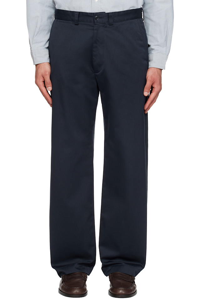 Широкие прямые брюки чинос Nanamica, темно-синий
Широкие прямые брюки чинос Nanamica, темно-синий