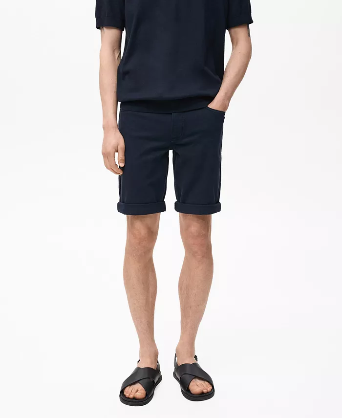 Мужские бермуды из денима Slim-Fit Mango, синий
Мужские бермуды из денима Slim-Fit Mango, синий