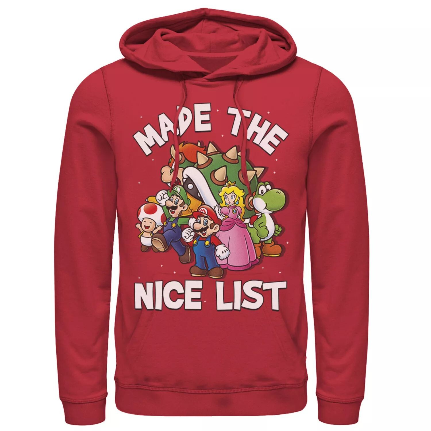 Мужская толстовка с капюшоном Nintendo Super Mario Bros. Made The Nice List Licensed Character
Мужская толстовка с капюшоном Nintendo Super Mario Bros. Made The Nice List Licensed Character
