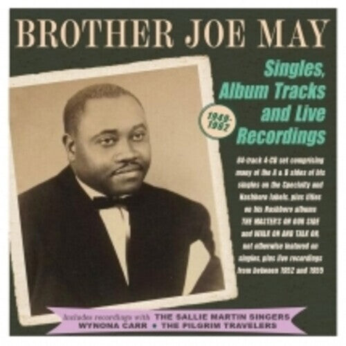 CD диск May, Brother Joe: Singles Album Tracks And Live Recordings 1949-62
CD диск May, Brother Joe: Singles Album Tracks And Live Recordings 1949-62
