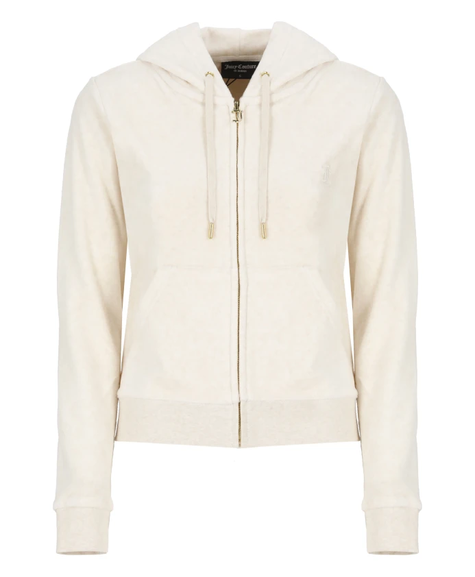 Хлопковая толстовка цвета слоновой кости с застежкой-молнией и логотипом. Juicy Couture, бежевый
Хлопковая толстовка цвета слоновой кости с застежкой-молнией и логотипом. Juicy Couture, бежевый