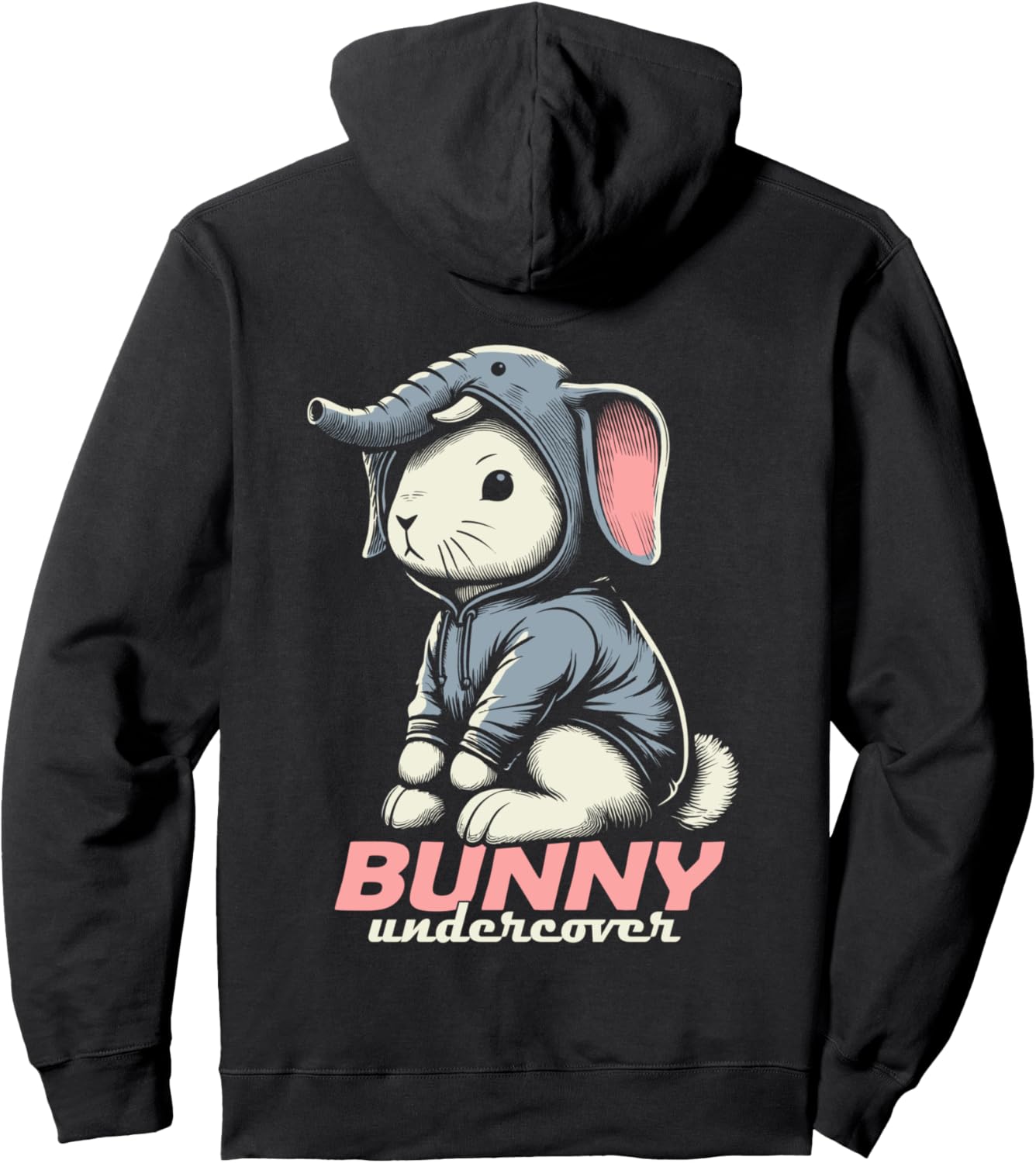 Толстовка с изображением слона и кролика Funny Elephant Hare Elephant Rabbit, черный
Толстовка с изображением слона и кролика Funny Elephant Hare Elephant Rabbit, черный