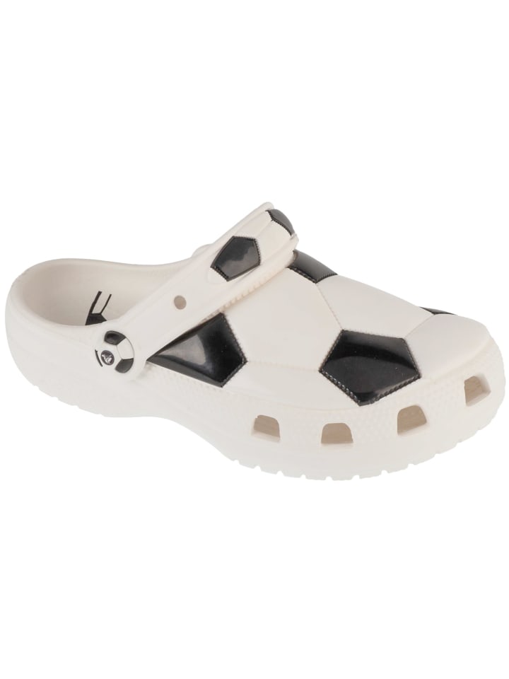 Детские классические сабо Crocs в виде футбольного мяча, белые
Детские классические сабо Crocs в виде футбольного мяча, белые