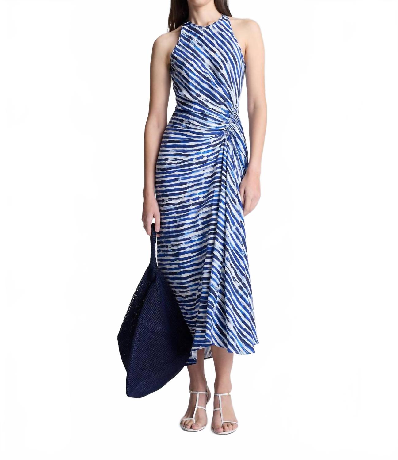 Полосатое миди-платье Ruby в синюю полоску A.L.C.
Полосатое миди-платье Ruby в синюю полоску A.L.C.