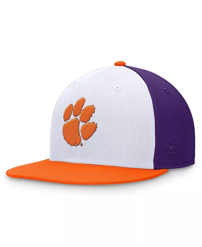 Мужская белая/оранжевая трехцветная кепка Clemson Tigers Heritage Collector Fitted Hat Top of the World
Мужская белая/оранжевая трехцветная кепка Clemson Tigers Heritage Collector Fitted Hat Top of the World