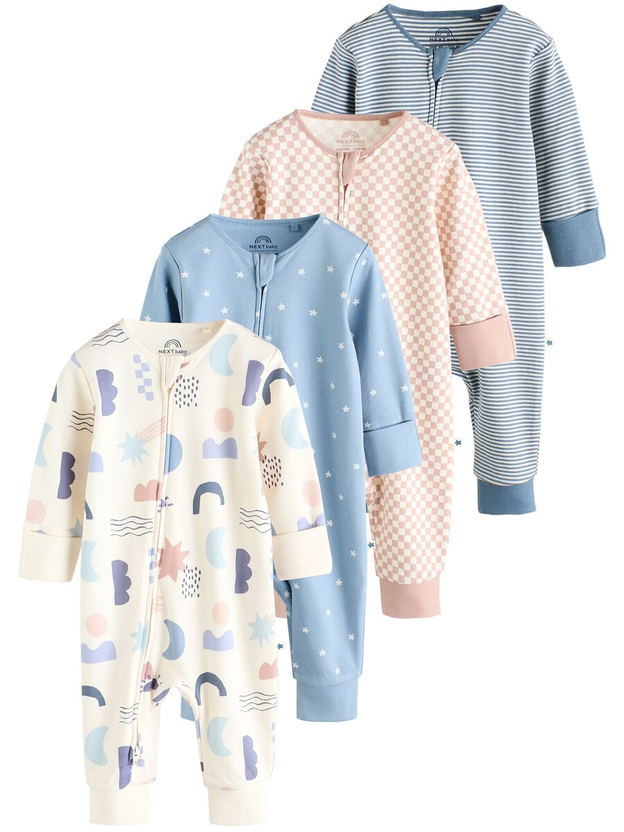 Пижама Next, светло-бежевый/королевский синий/розовый
Пижама Next, светло-бежевый/королевский синий/розовый