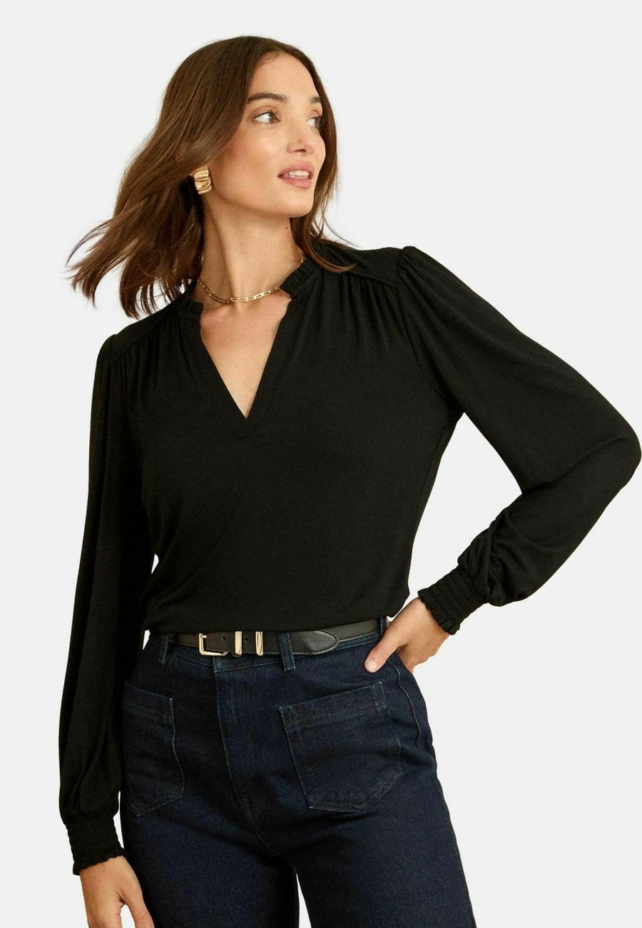 Блуза Love & Roses REGULAR FIT-V-NECK LONG SLEEVE, Black
Блуза Love & Roses REGULAR FIT-V-NECK LONG SLEEVE, Black