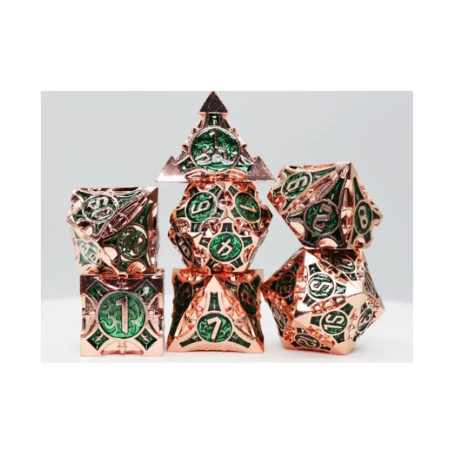 Полигональный набор Arrow - Джунгли (7), Dice Sets - Metal (Foam Brain Games)
Полигональный набор Arrow - Джунгли (7), Dice Sets - Metal (Foam Brain Games)