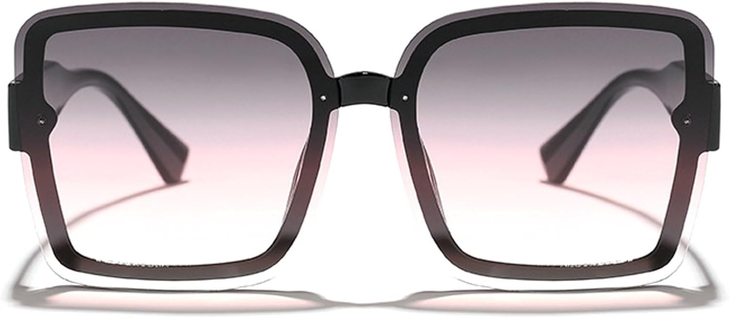 Винтажные большие квадратные солнцезащитные очки, модные солнцезащитные очки для женщин и мужчин, классические ретро-очки с градиентным переходом цвета, защита от УФ-излучения UV400 mincl, Gray Pink
Винтажные большие квадратные солнцезащитные очки, модные солнцезащитные очки для женщин и мужчин, классические ретро-очки с градиентным переходом цвета, защита от УФ-излучения UV400 mincl, Gray Pink