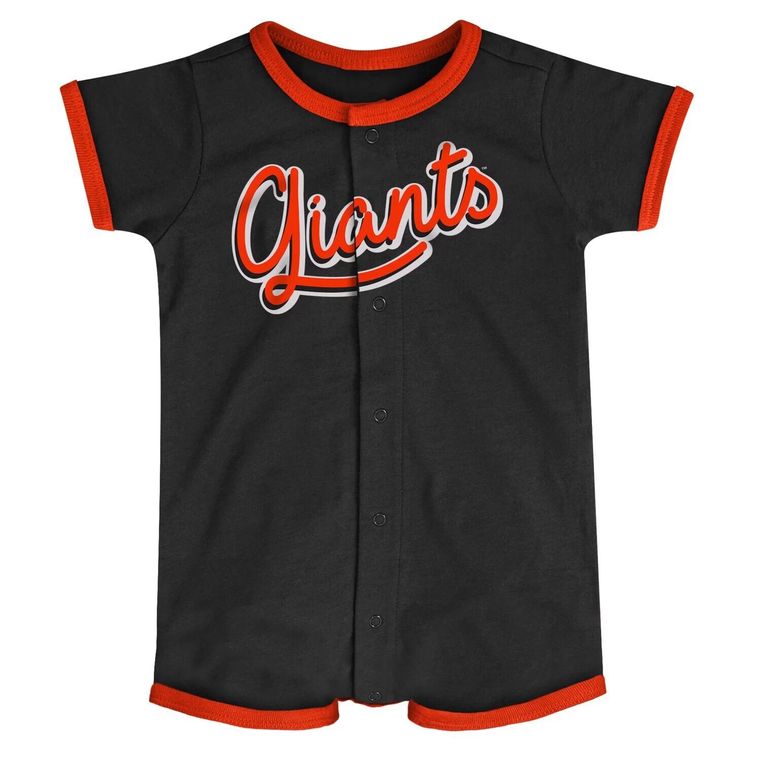 Черный комбинезон в полоску Power Hitter для новорожденных и младенцев San Francisco Giants Outerstuff
Черный комбинезон в полоску Power Hitter для новорожденных и младенцев San Francisco Giants Outerstuff