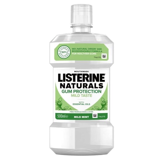 Жидкость для полоскания рта, 500 мл Listerine, Gum Protection Naturals 
Жидкость для полоскания рта, 500 мл Listerine, Gum Protection Naturals