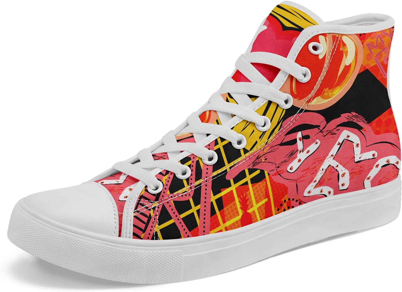 Унисекс высокие кеды с принтом граффити, стильная уличная обувь, разноцветные текстильные кроссовки для женщин, удобная повседневная обувь для прогулок Coolcustomize
Унисекс высокие кеды с принтом граффити, стильная уличная обувь, разноцветные текстильные кроссовки для женщин, удобная повседневная обувь для прогулок Coolcustomize