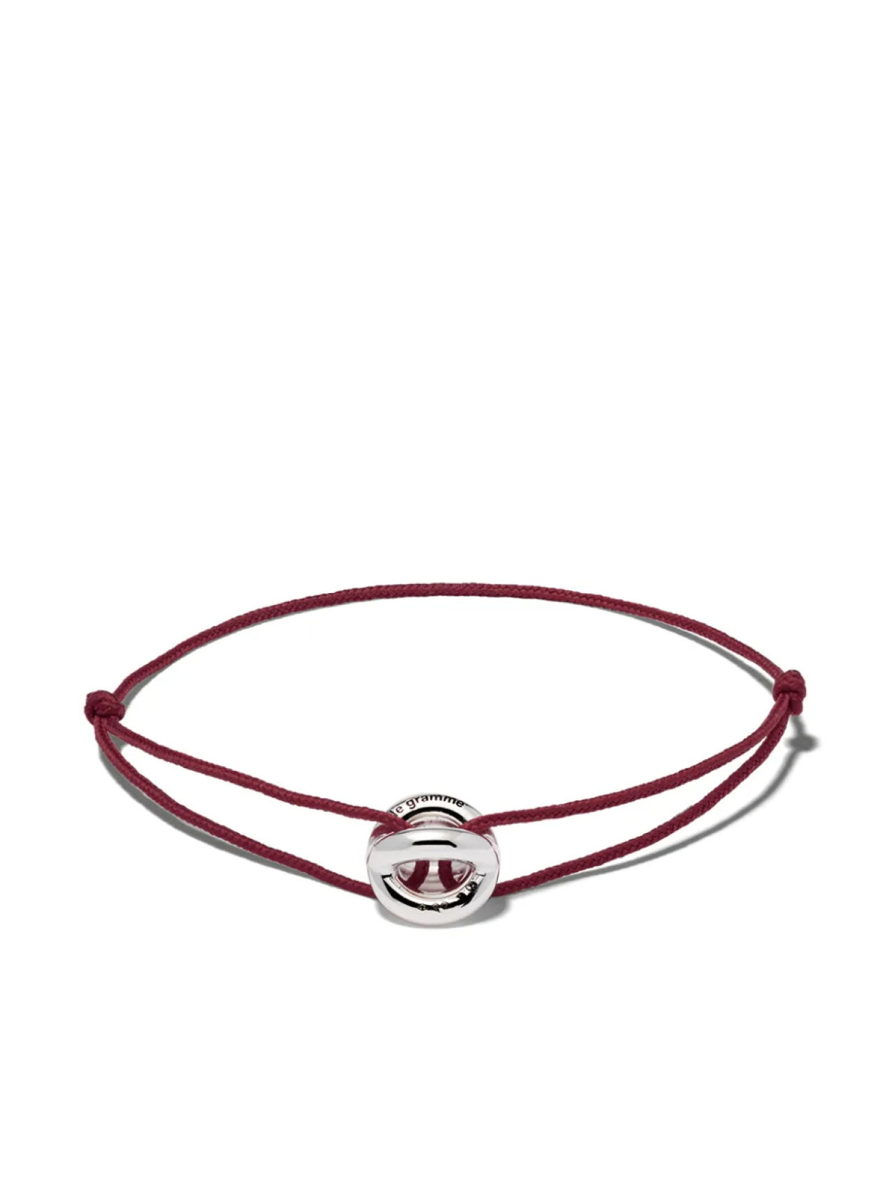 Le Gramme веревочный браслет Maillon, серебряный 
Le Gramme веревочный браслет Maillon, серебряный