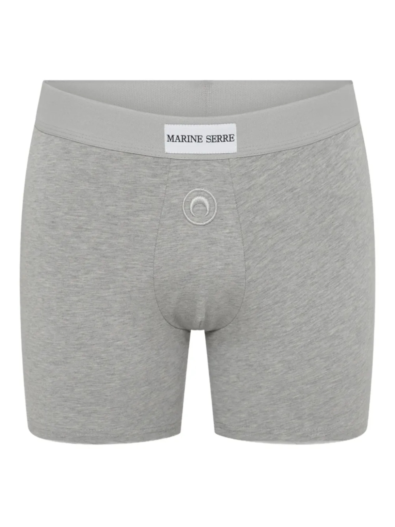 Marine Serre боксеры с логотипом Moon, серый
Marine Serre боксеры с логотипом Moon, серый