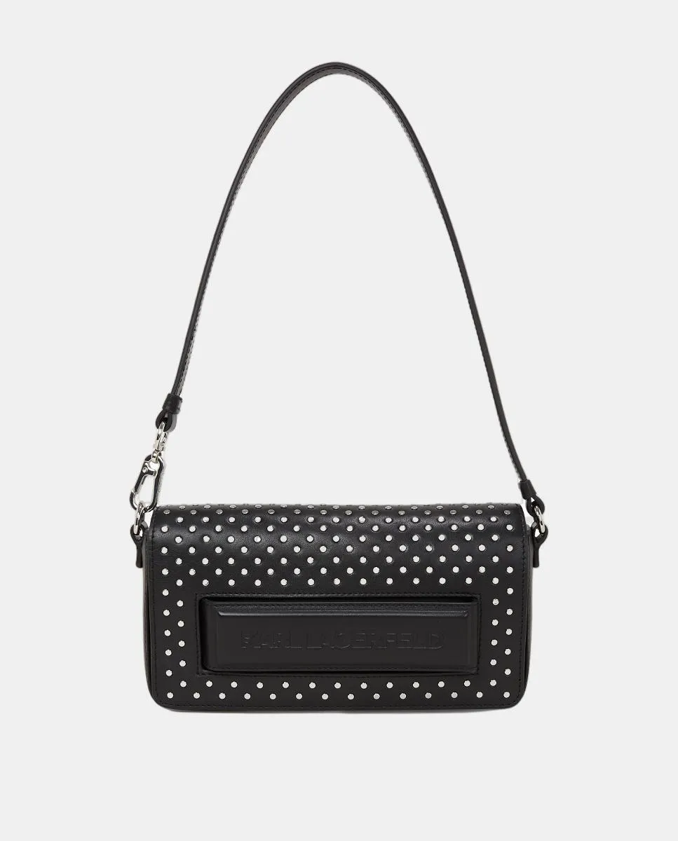 Кожаная сумка-багет Karl Lagerfeld, черный
Кожаная сумка-багет Karl Lagerfeld, черный