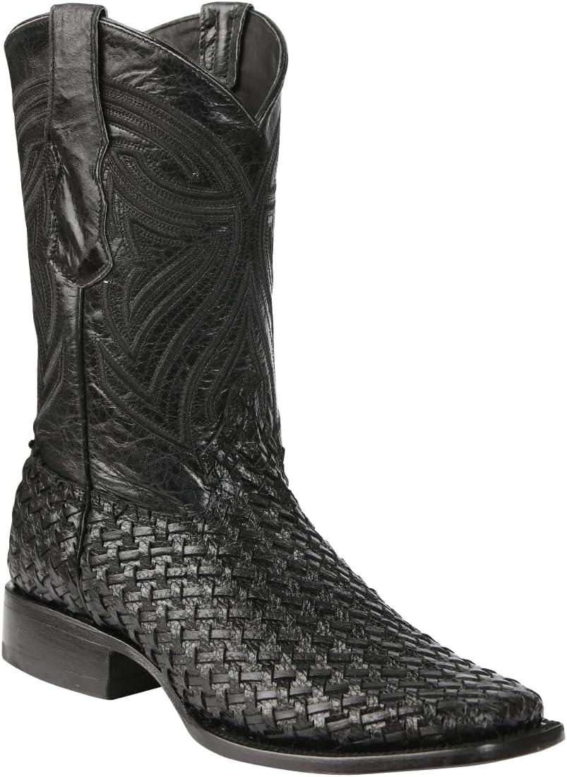 Мужские кожаные ковбойские сапоги El General Petatillo - черные Generic
Мужские кожаные ковбойские сапоги El General Petatillo - черные Generic