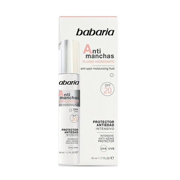 Увлажняющая жидкость Antimanchas Protector Antiedad Spf 20 Babaria, 50 ml
Увлажняющая жидкость Antimanchas Protector Antiedad Spf 20 Babaria, 50 ml