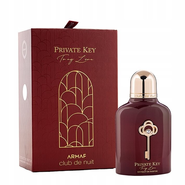 Armaf, Club De Nuit Private Key To My Love, парфюмерный экстракт, 100 мл
Armaf, Club De Nuit Private Key To My Love, парфюмерный экстракт, 100 мл