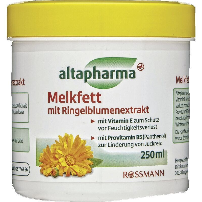 Молочный жир с экстрактом бархатцев altapharma, 250 ml 
Молочный жир с экстрактом бархатцев altapharma, 250 ml