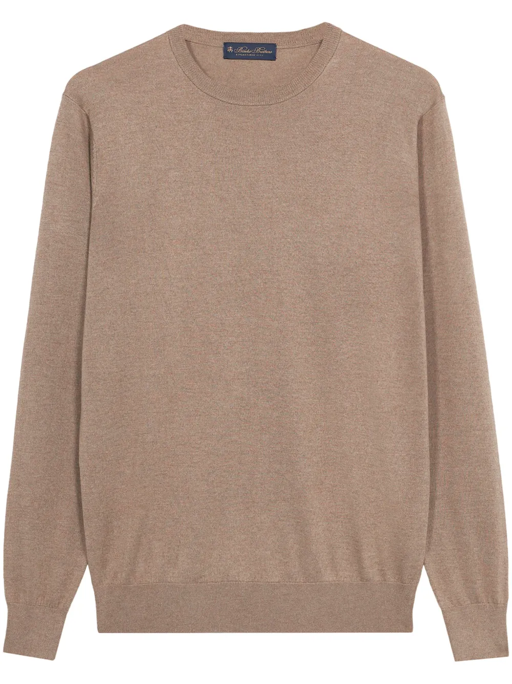 Джемпер тонкой вязки Brooks Brothers, коричневый 
Джемпер тонкой вязки Brooks Brothers, коричневый