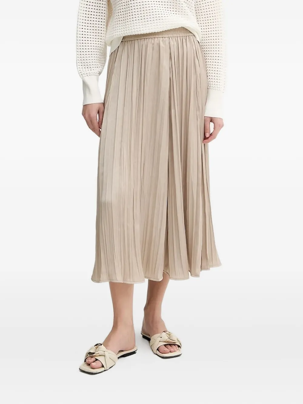 Плиссированная юбка миди с эластичным поясом Michael Michael Kors, нейтральный
Плиссированная юбка миди с эластичным поясом Michael Michael Kors, нейтральный