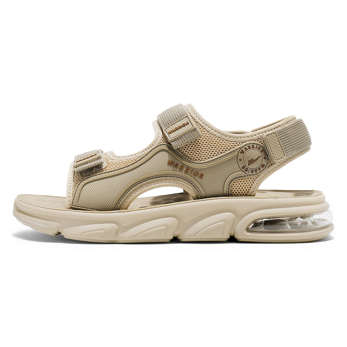 WARRIOR Пляжные сандалии мужские хаки, черные, цвет Khaki 
WARRIOR Пляжные сандалии мужские хаки, черные, цвет Khaki