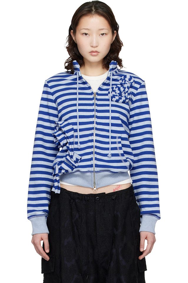 Open Yy Эксклюзивная темно-синяя вязаная толстовка на молнии с аппликацией от Ssense
Open Yy Эксклюзивная темно-синяя вязаная толстовка на молнии с аппликацией от Ssense