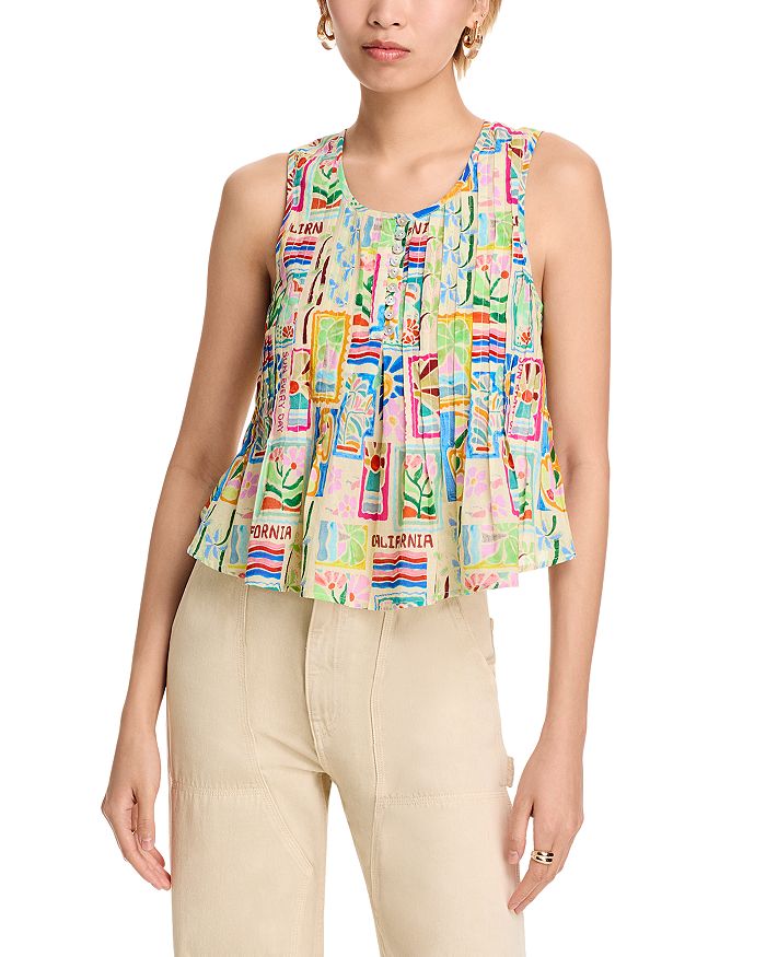 Amey Плиссированный Безрукавный Топ - Эксклюзив AQUA, желтый
Amey Плиссированный Безрукавный Топ - Эксклюзив AQUA, желтый