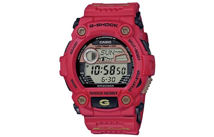 CASIO Мужские красные часы G-7900SLG-4
CASIO Мужские красные часы G-7900SLG-4