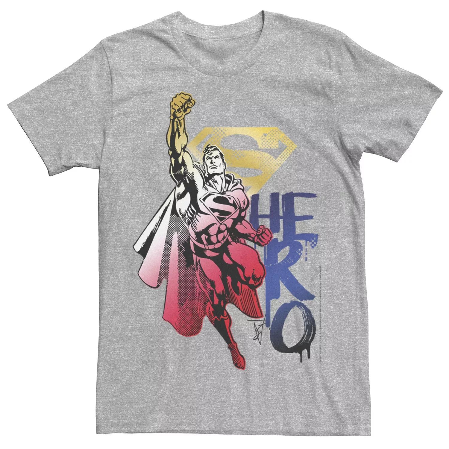 Мужская футболка с портретом и градиентом краски Superman Hero DC Comics
Мужская футболка с портретом и градиентом краски Superman Hero DC Comics