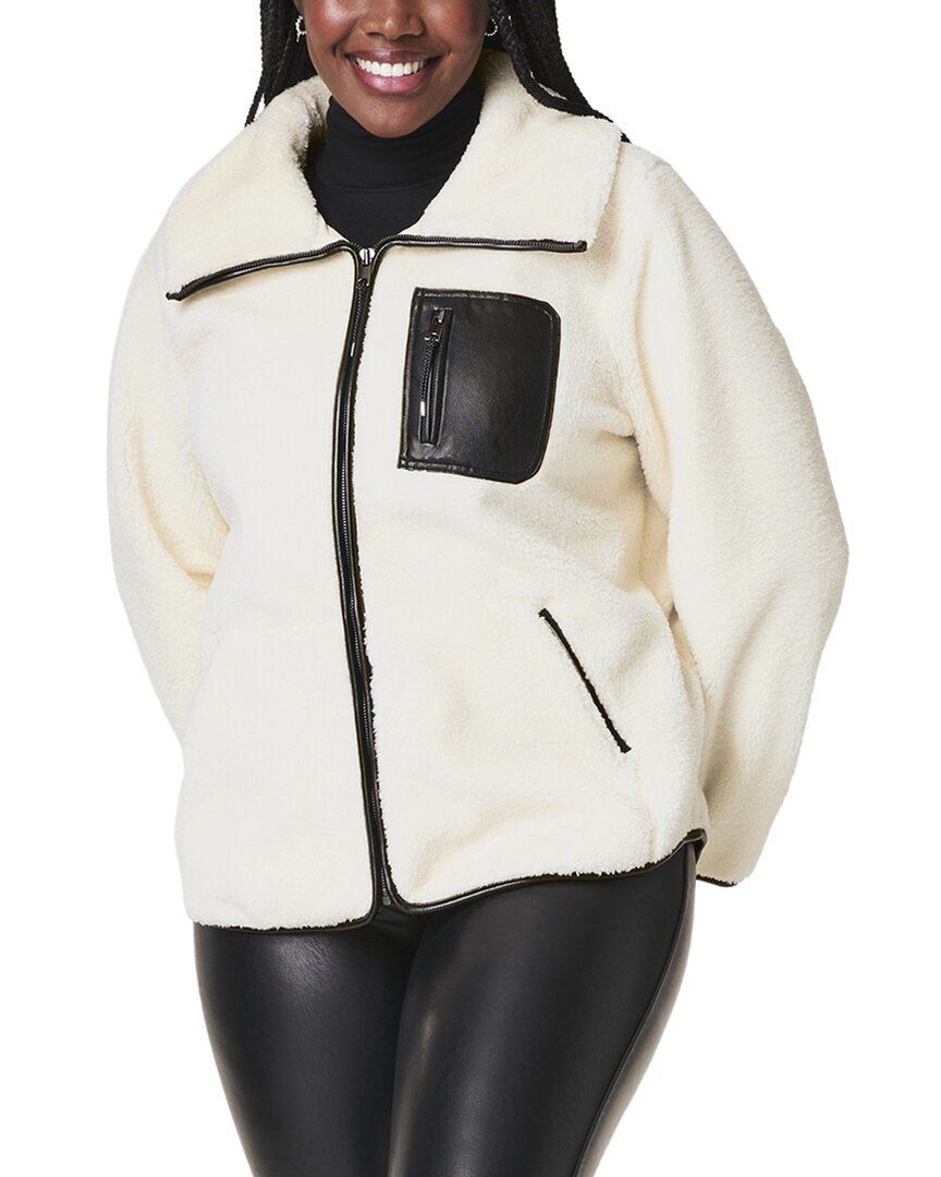 Флисовая кофта SPANX на молнии, белый
Флисовая кофта SPANX на молнии, белый