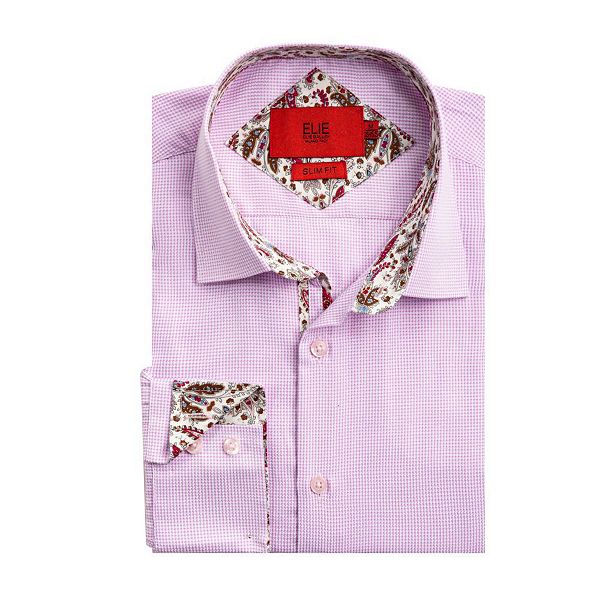 Мальчиковая рубашка slim fit в клетку houndstooth Elie Balleh, Pink
Мальчиковая рубашка slim fit в клетку houndstooth Elie Balleh, Pink