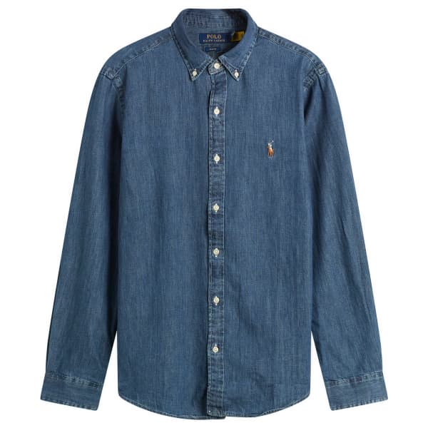 Рубашка с пуговицами Polo Ralph Lauren, синий denim
Рубашка с пуговицами Polo Ralph Lauren, синий denim