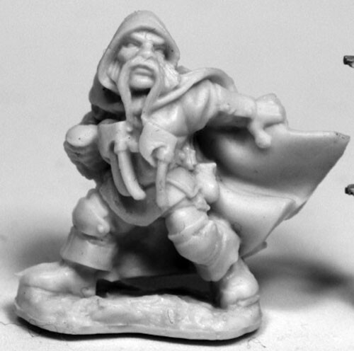 Миниатюра Reaper Dark Heaven Bones: Klaus Copperthumb, Dwarf Thief
Миниатюра Reaper Dark Heaven Bones: Klaus Copperthumb, Dwarf Thief
