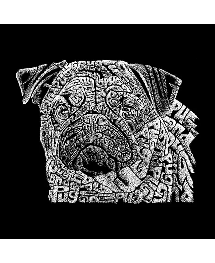 Женская струящаяся майка премиум-класса Word Art с изображением мордочки мопса LA Pop Art, черный
Женская струящаяся майка премиум-класса Word Art с изображением мордочки мопса LA Pop Art, черный