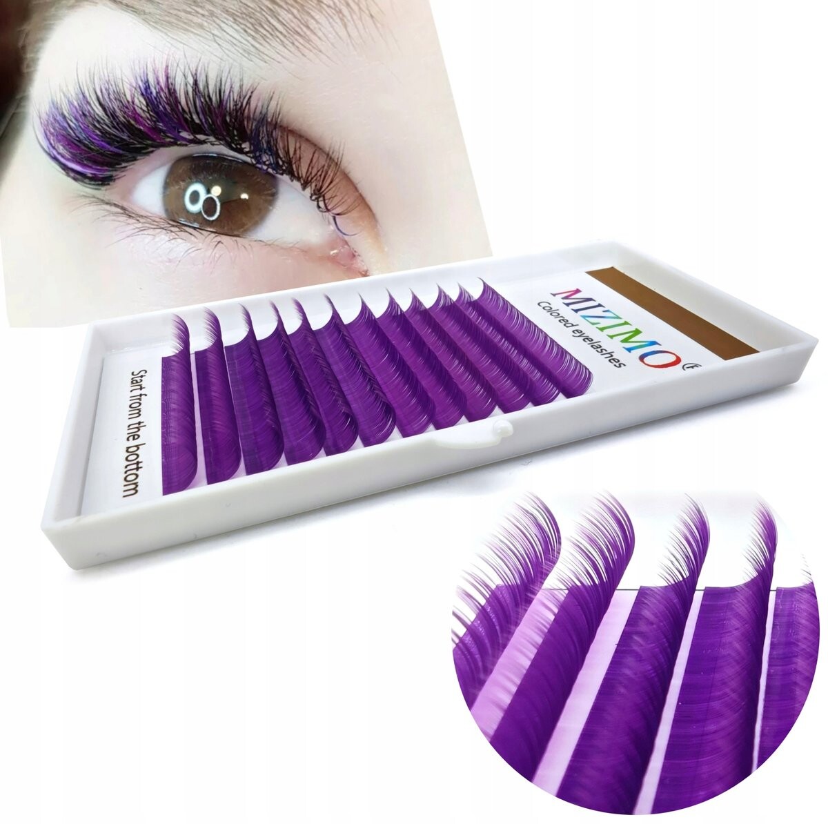 Цветные ресницы 8-13мм, завиток D, 12 полосок, фиолетовые Frezarkowo
Цветные ресницы 8-13мм, завиток D, 12 полосок, фиолетовые Frezarkowo