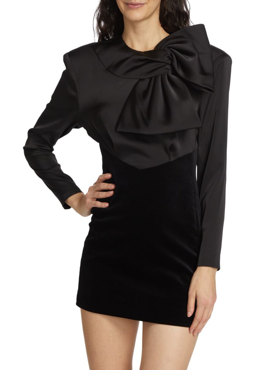 Мини-платье с бантом Арьи Ronny Kobo, цвет Jet Black
Мини-платье с бантом Арьи Ronny Kobo, цвет Jet Black