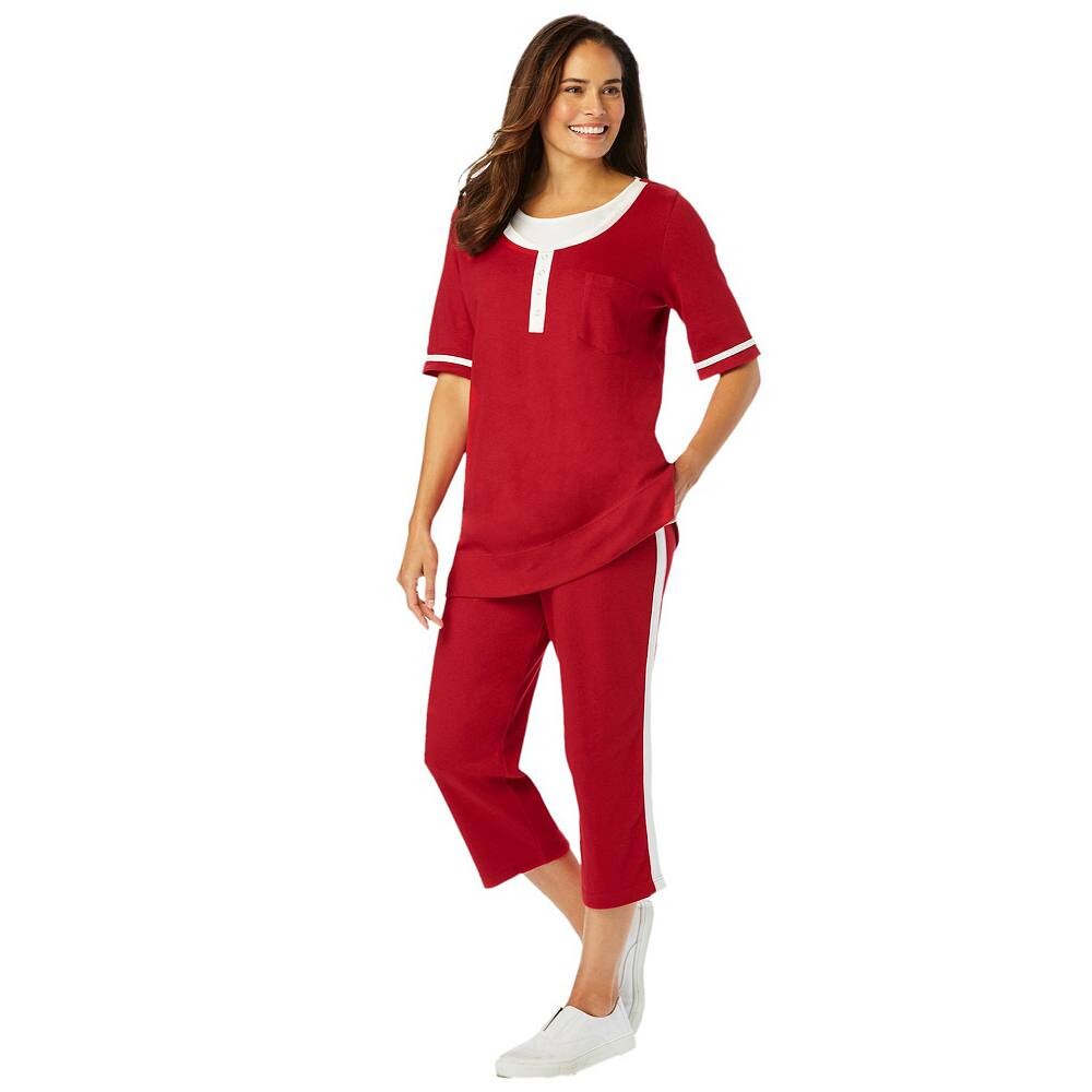 Женщина в женском капри больших размеров в контрастную полоску Woman Within, цвет Classic Red
Женщина в женском капри больших размеров в контрастную полоску Woman Within, цвет Classic Red