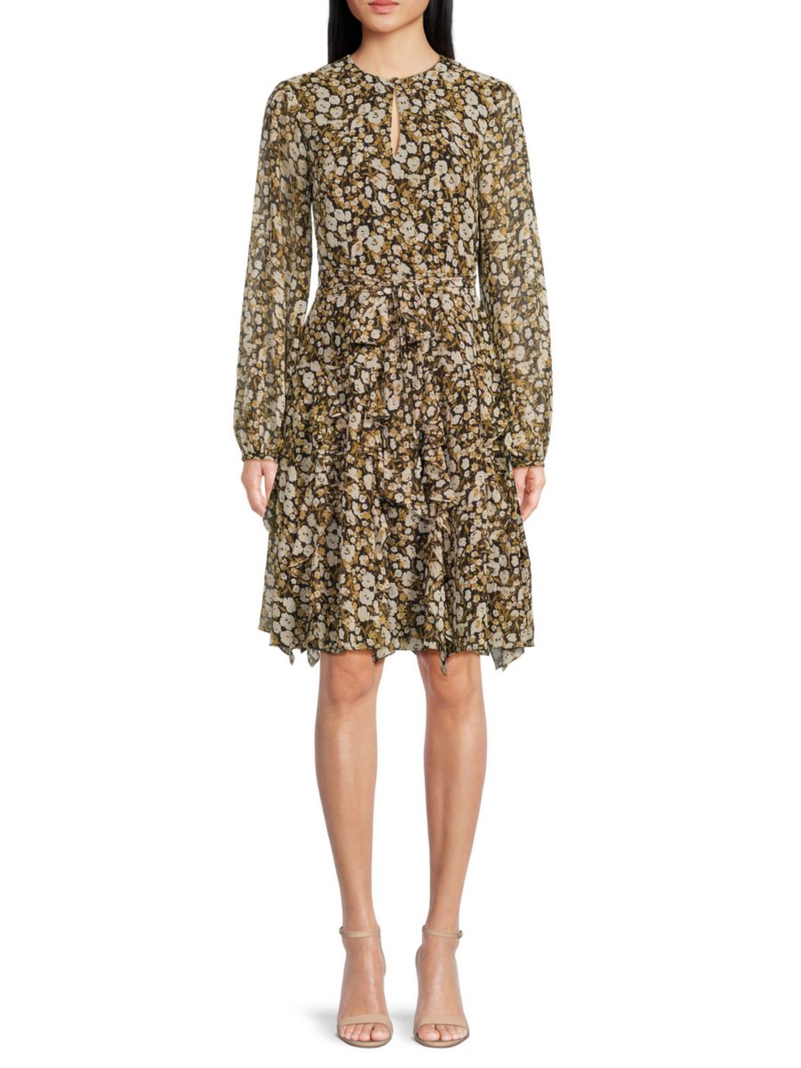 Платье-клеш с цветочным принтом длиной до колена Mikael Aghal, цвет Brown Black
Платье-клеш с цветочным принтом длиной до колена Mikael Aghal, цвет Brown Black