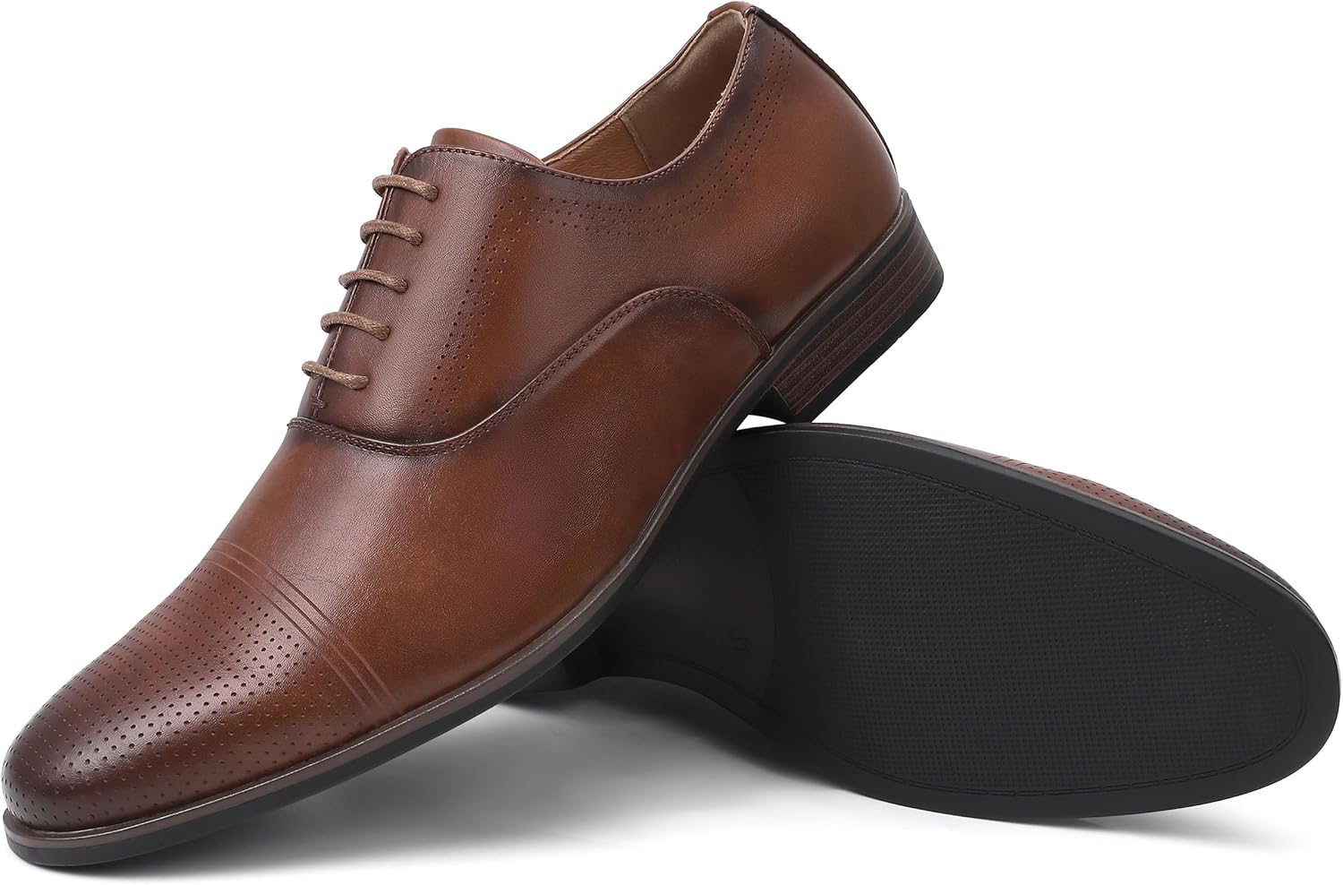 Мужские классические туфли, мужские оксфорды, стильные кожаные туфли на шнуровке с декоративными перфорациями, деловые повседневные формальные дерби Eliteland, коричневый
Мужские классические туфли, мужские оксфорды, стильные кожаные туфли на шнуровке с декоративными перфорациями, деловые повседневные формальные дерби Eliteland, коричневый