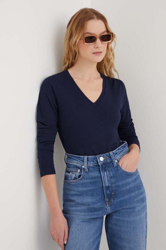 Хлопковая рубашка с длинным рукавом United Colors of Benetton, темно-синий
Хлопковая рубашка с длинным рукавом United Colors of Benetton, темно-синий