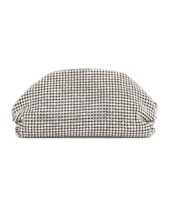 Блестящая сумочка, украшенная цирконами Kazar, серый
Блестящая сумочка, украшенная цирконами Kazar, серый