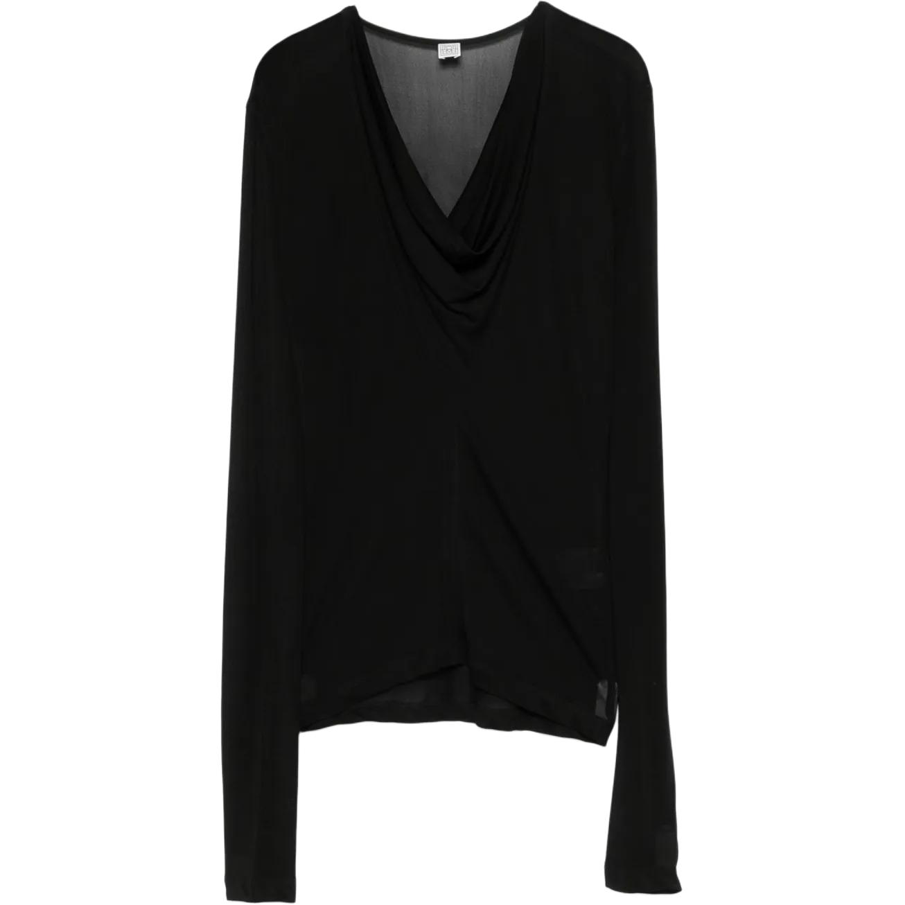 Тотем V-образный вырез вязаный джемпер TOTEME, черный
Тотем V-образный вырез вязаный джемпер TOTEME, черный