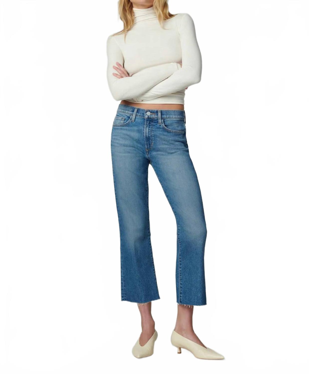 Калли высокие джинсы с прямыми штанинами в цвете Капре Дием JOE'S Jeans, Capre Diem
Калли высокие джинсы с прямыми штанинами в цвете Капре Дием JOE'S Jeans, Capre Diem