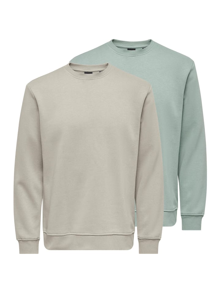 ONLY & SONS Толстовка Connor светло-серого/зеленого цвета
ONLY & SONS Толстовка Connor светло-серого/зеленого цвета