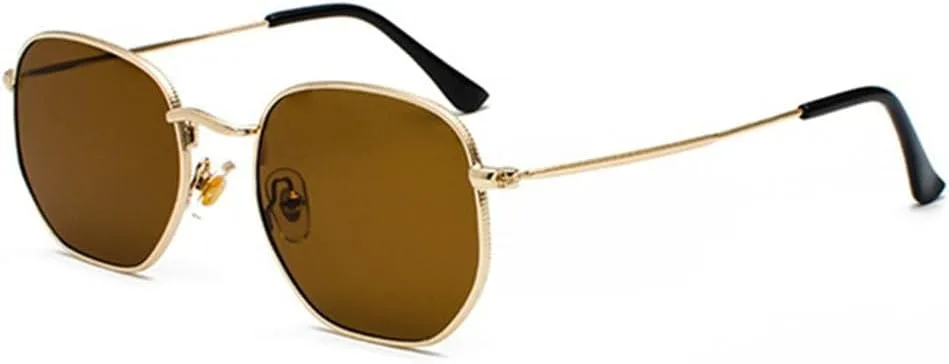 Солнцезащитные очки Hexagon для мужчин и женщин, многоугольные солнцезащитные очки в стиле ретро, металлическая оправа, защита от УФ-излучения TOP UV400 HDUBFY, 6
Солнцезащитные очки Hexagon для мужчин и женщин, многоугольные солнцезащитные очки в стиле ретро, металлическая оправа, защита от УФ-излучения TOP UV400 HDUBFY, 6