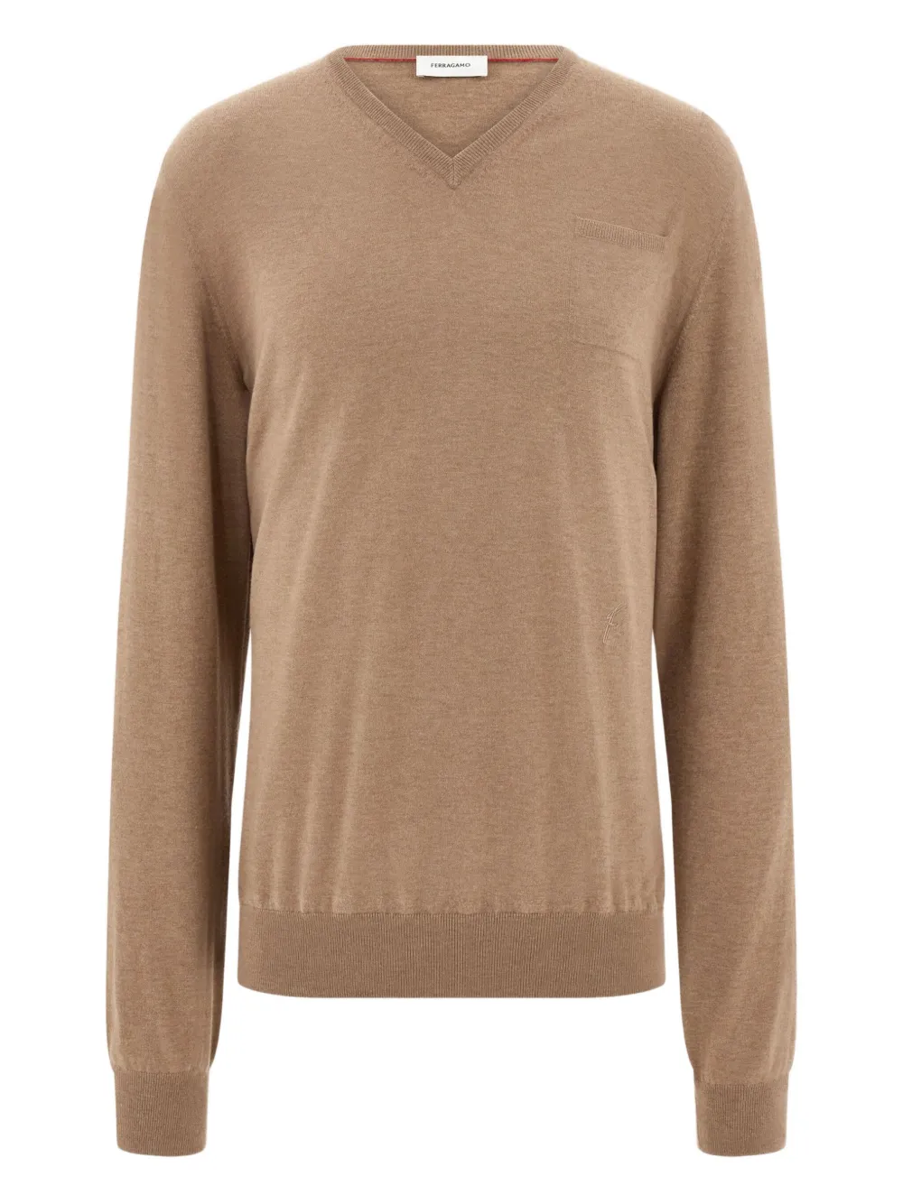 Свитер с V-образным вырезом Ferragamo, нейтральный
Свитер с V-образным вырезом Ferragamo, нейтральный