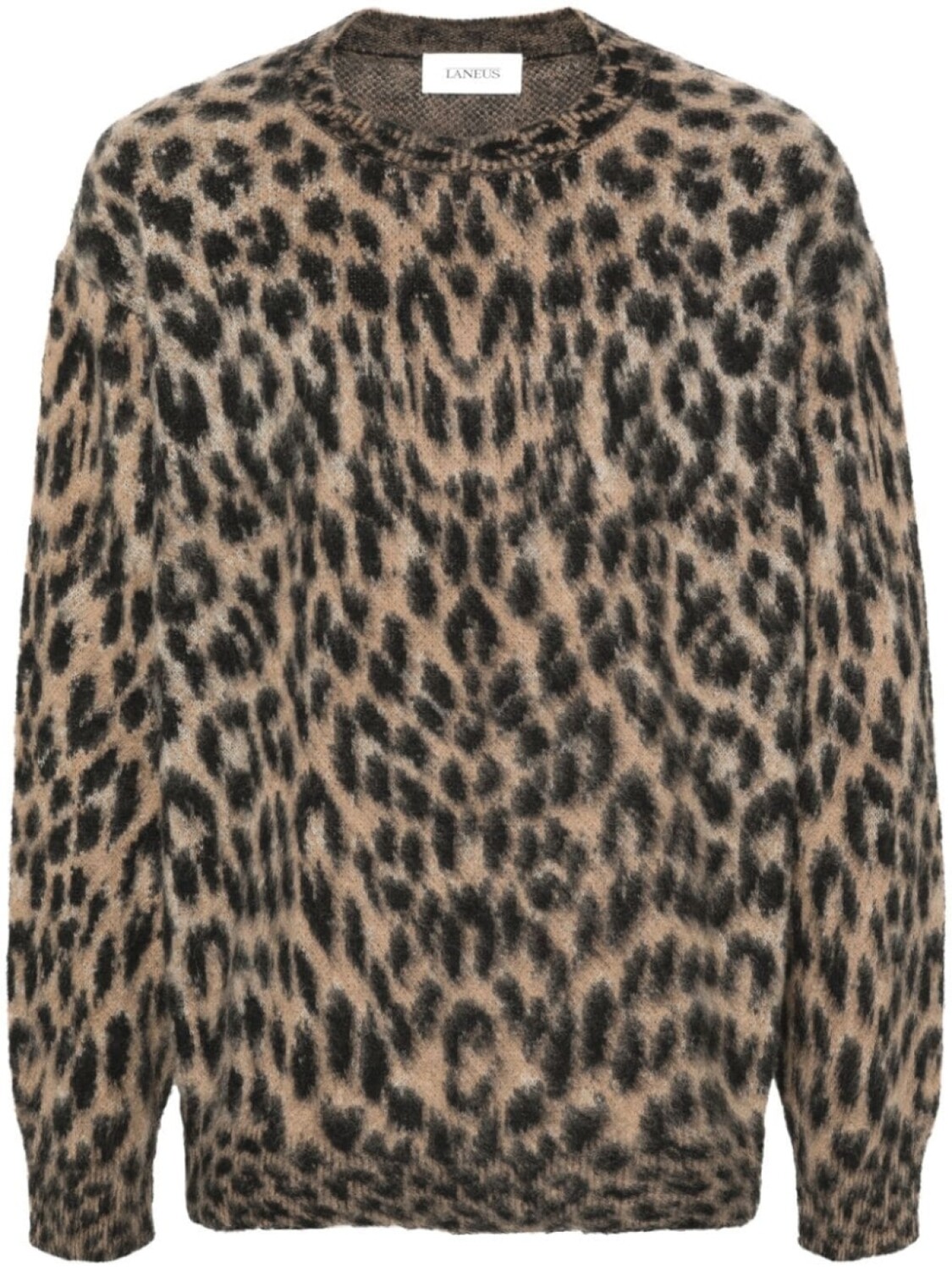 Laneus свитер с леопардовым узором, коричневый
Laneus свитер с леопардовым узором, коричневый
