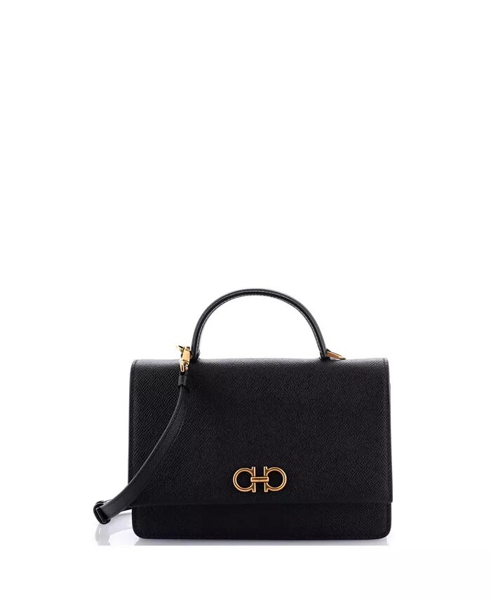 Мини Gancini сумка через плечо с верхней ручкой из кожи Pre-Owned Salvatore Ferragamo, черный
Мини Gancini сумка через плечо с верхней ручкой из кожи Pre-Owned Salvatore Ferragamo, черный