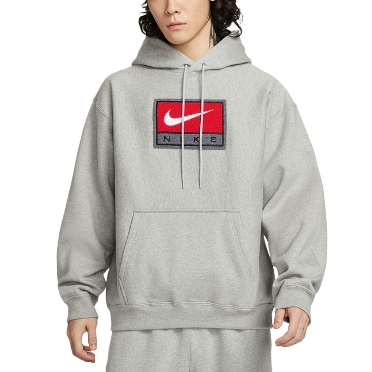 Nike Мужская толстовка серого цвета с капюшоном, средней толщины
Nike Мужская толстовка серого цвета с капюшоном, средней толщины